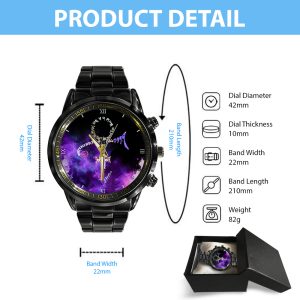 Prince Black Stainless Steel Watch - GNE 982