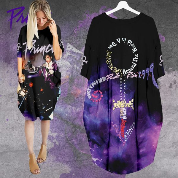 Prince 3D Short Sleeve Batwing Dress - GNE 809.6