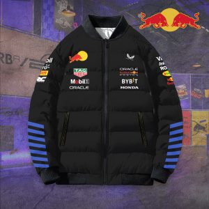 Red Bull Racing F1 3D Bomber Puffer Jacket - TANTN 7932