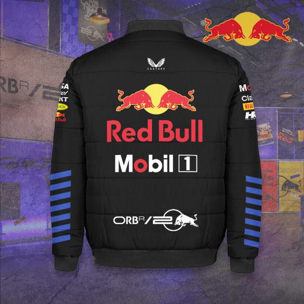 Red Bull Racing F1 3D Bomber Puffer Jacket - TANTN 7932