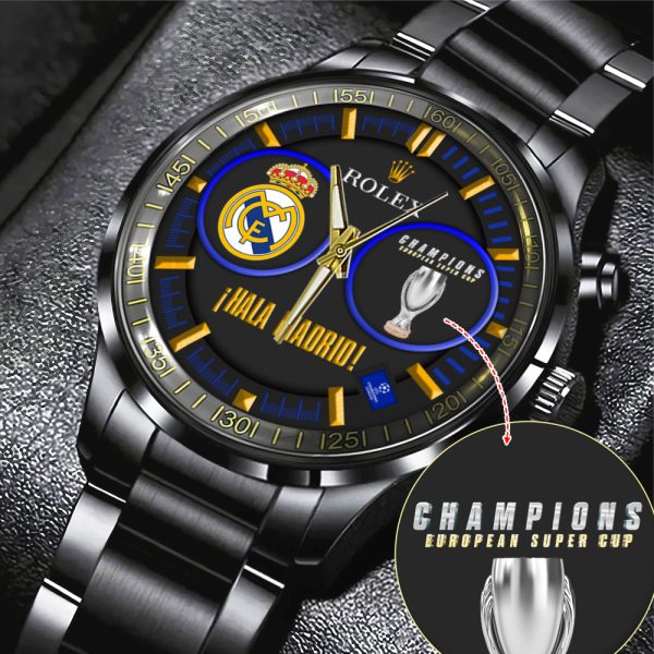 Real Madrid CF x Rolex Black Stainless Steel Watch - MAITM 7713