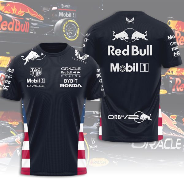 Red Bull Racing F1 x USA Flag 3D Apparel - HUNGVV 6980