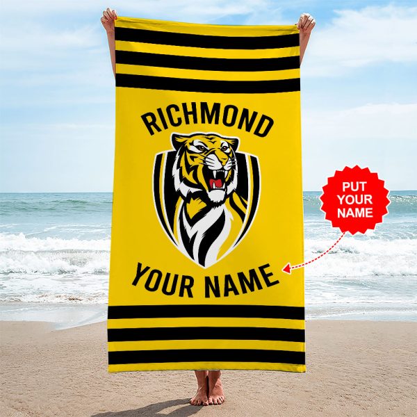 Personalized Richmond FC Rectangle Beach Towel - MAITM 7836