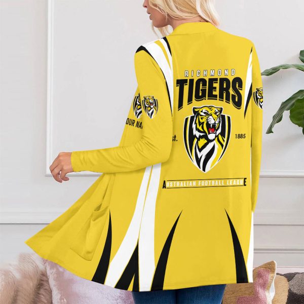 Personalized Richmond FC Women's Patch Pocket Cardigan - MAITM 7824