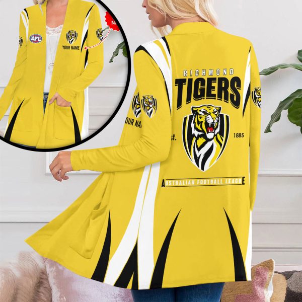 Personalized Richmond FC Women's Patch Pocket Cardigan - MAITM 7824