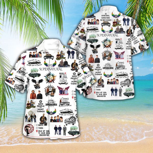 Supernatural 3D Hawaiian Shirt - GNE 1014