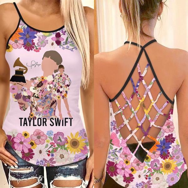 Taylor Swift Criss-Cross Tank Top - VANDH 3247