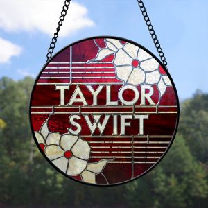 Taylor Swift Round Stained Glass Suncatcher - VANDH 3363