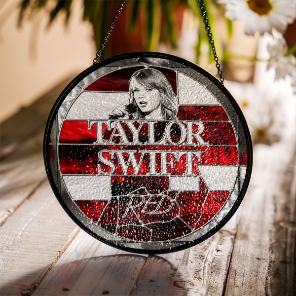 Taylor Swift Round Stained Glass Suncatcher - VANDH 3365