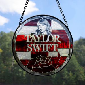 Taylor Swift Round Stained Glass Suncatcher - VANDH 3365