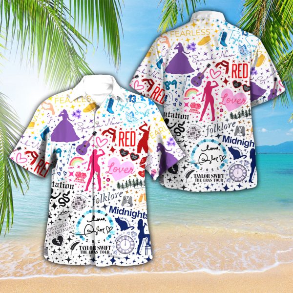 Taylor Swift 3D Hawaiian Shirt - GNE 1079