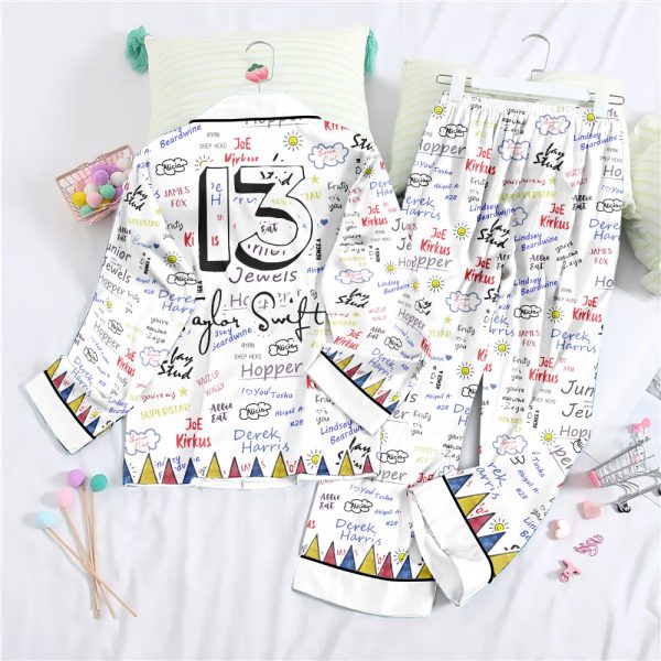 Taylor Swift Button Down Pajamas Set – TANTN 7940