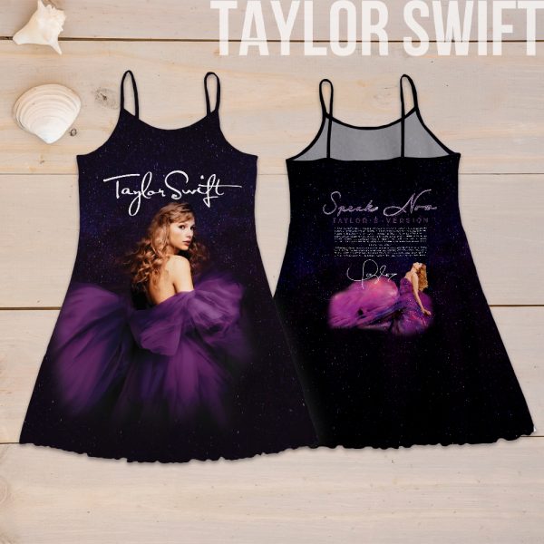 Taylor Swift 3D Strappy Swing Dress - HOATT 5875