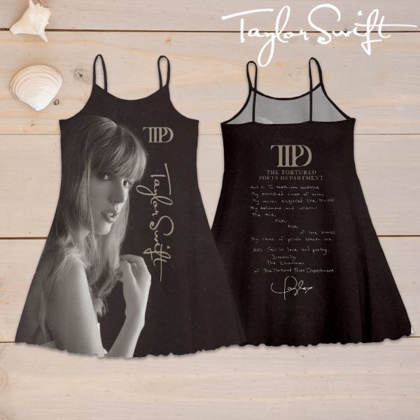 Taylor Swift 3D Strappy Swing Dress - HOATT 5876