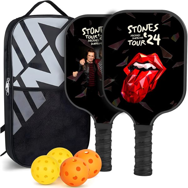 The Rolling Stones Custom Pickleball Paddle - TANTN 7665