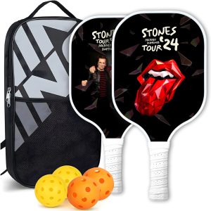 The Rolling Stones Custom Pickleball Paddle - TANTN 7665