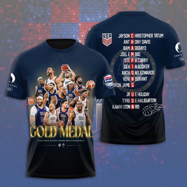 United States Men's National Basketball Team 3D Apparel - MAITM 7663