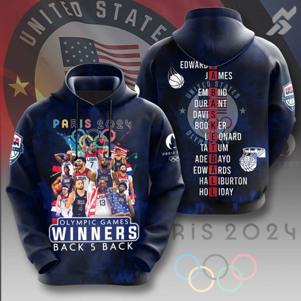 United States Men's National Basketball Team 3D Apparel - MAITM 7681