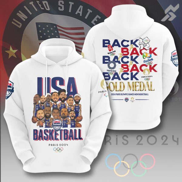 United States Men's National Basketball Team 3D Apparel - MAITM 7686