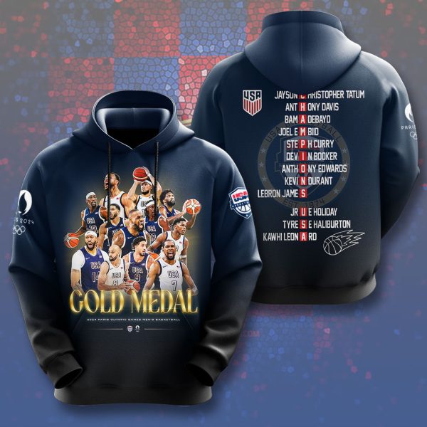 United States Men's National Basketball Team 3D Apparel - MAITM 7663