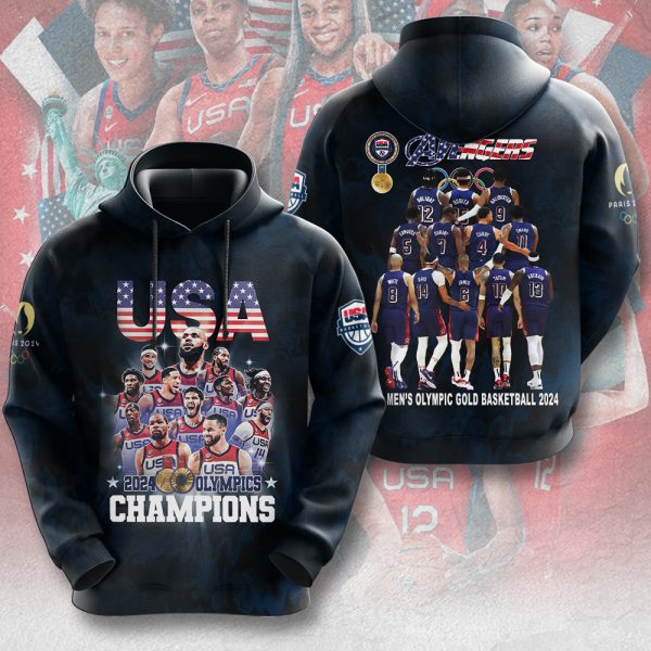 United States Men's National Basketball Team 3D Apparel - MAITM 7698