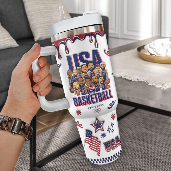 United States Men’s National Basketball Team 40oz Stanley Tumbler - MAITM 7676