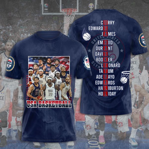 United States Men’s National Basketball Team 3D Apparel – TANTN 7800