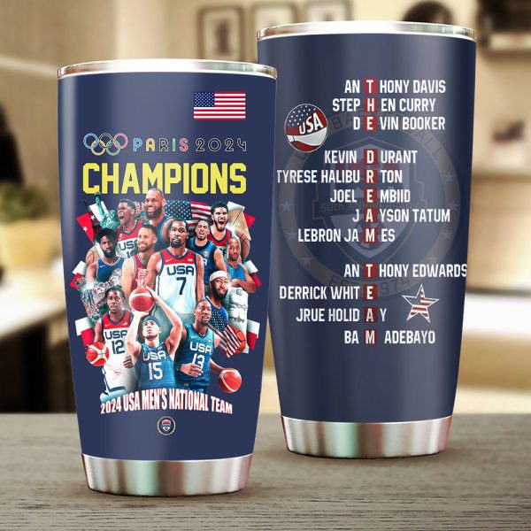 United States Men’s National Basketball Team Tumbler Cup - TANTN 7803