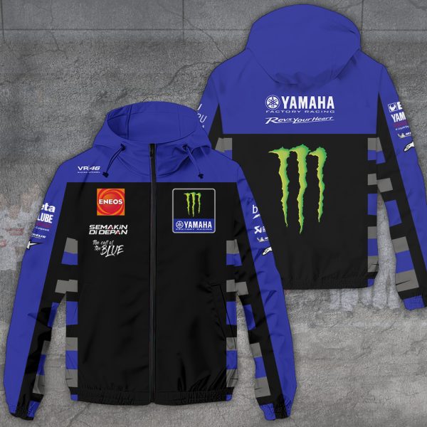 Yamaha Motor Racing 3D Windbreaker Jacket - TANTN 7992