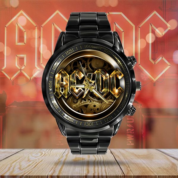 AC/DC Black Stainless Steel Watch - GNE 1084