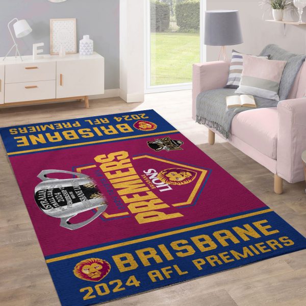 Brisbane Lions Rectangular Rug - MAITM 8217