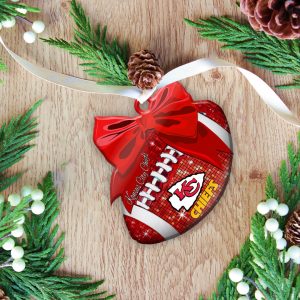 Kansas City Chiefs Custom Shape 2-sided Acrylic Ornament - MAITM 8056