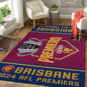 Brisbane Lions Rectangular Rug - MAITM 8217