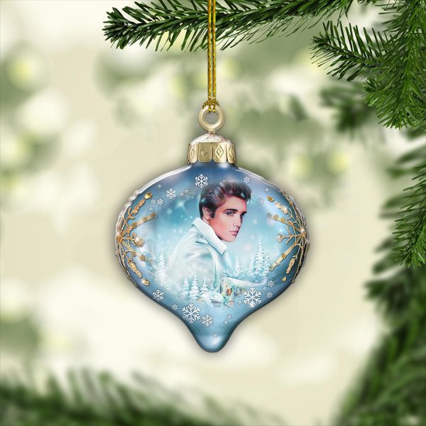 Elvis Presley Custom Shape 2-sided Acrylic Ornament - MAITM 8126.1