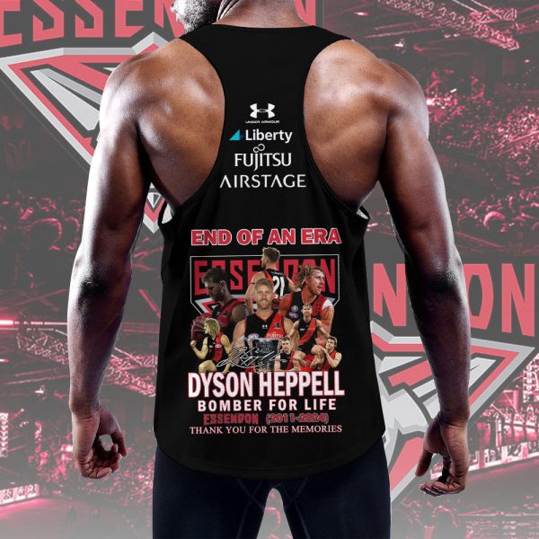 Essendon FC x Dyson Heppell Y-Back Muscle Tank Top - MAITM 7919