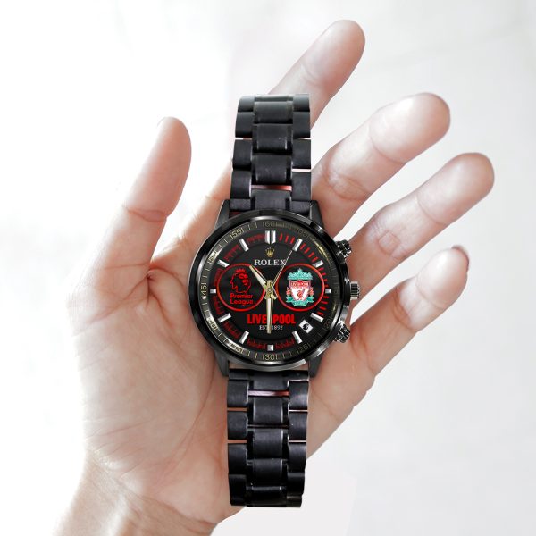 Liverpool x Rolex Black Stainless Steel Watch - MAITM 8124