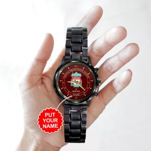 Personalized Liverpool x Rolex Black Stainless Steel Watch - MAITM 8151