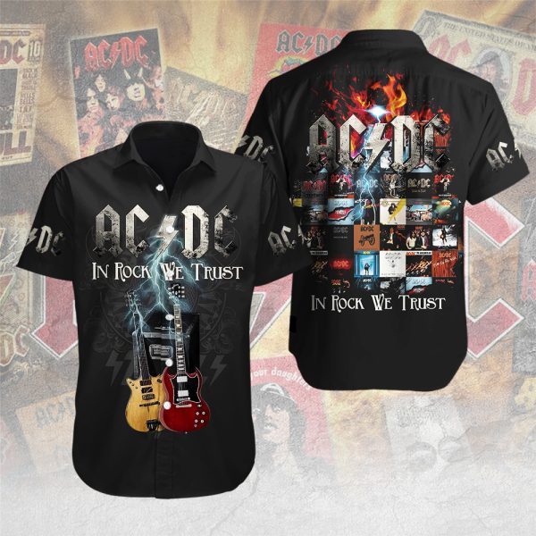 AC/DC Short Sleeve Dress Shirt - MAITM 7928