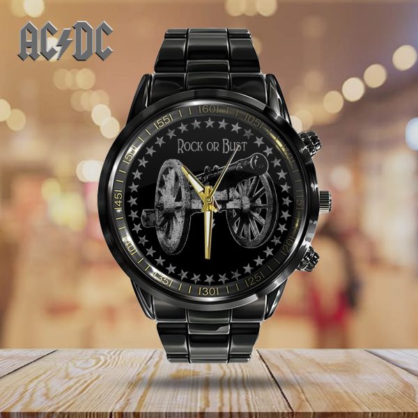 AC/DC Black Stainless Steel Watch - GNE 1573