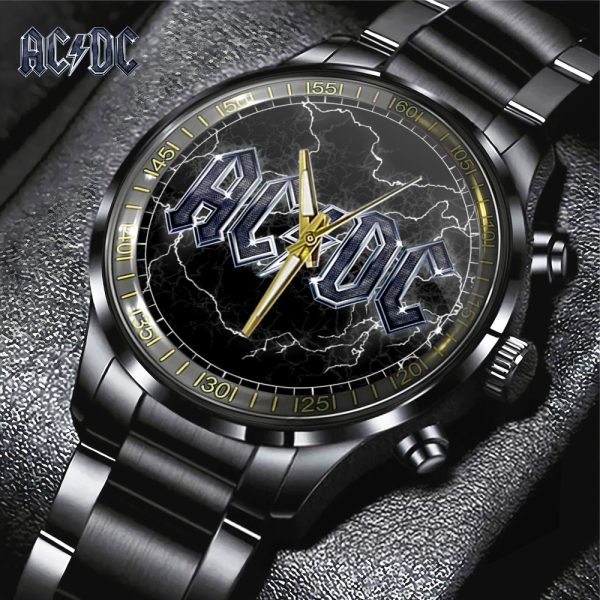 AC/DC Black Stainless Steel Watch - GNE 1603