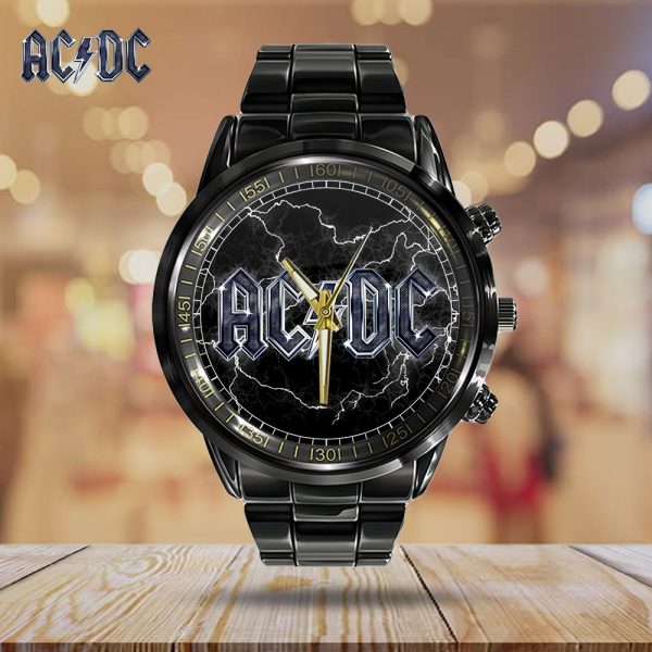 AC/DC Black Stainless Steel Watch - GNE 1603