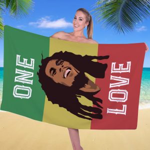 Bob Marley Rectangle Beach Towel - ANHNV 5179