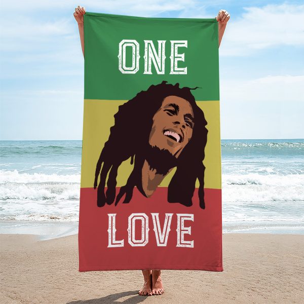 Bob Marley Rectangle Beach Towel - ANHNV 5179