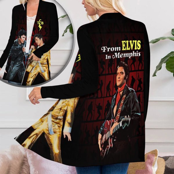 Elvis Presley Women's Patch Pocket Cardigan - ANHNV 5180