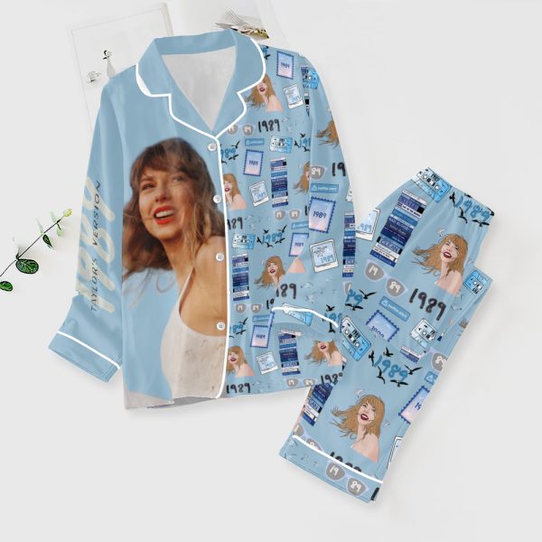 Taylor Swift Button Down Pajamas Set – ANHNV 5192