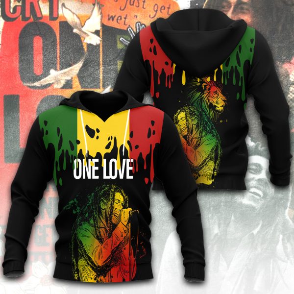 Bob Marley 3D Apparel - ANHNV 5193