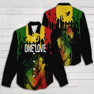 Bob Marley 3D Linen Shirt - ANHNV 5194