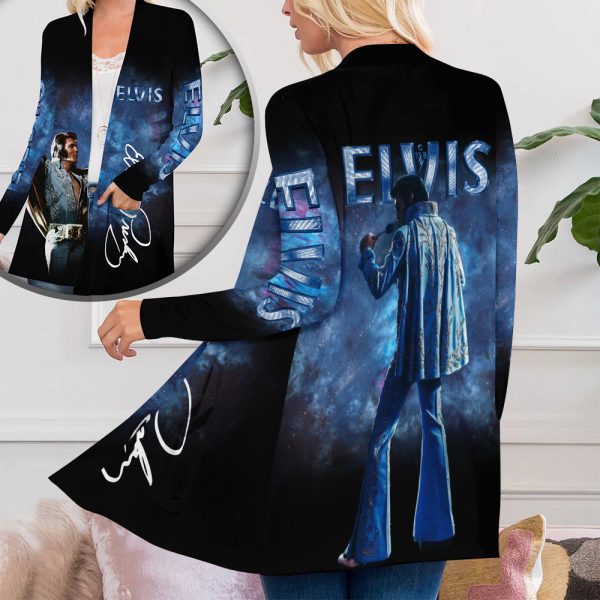 Elvis Presley Women's Patch Pocket Cardigan - ANHNV 5203