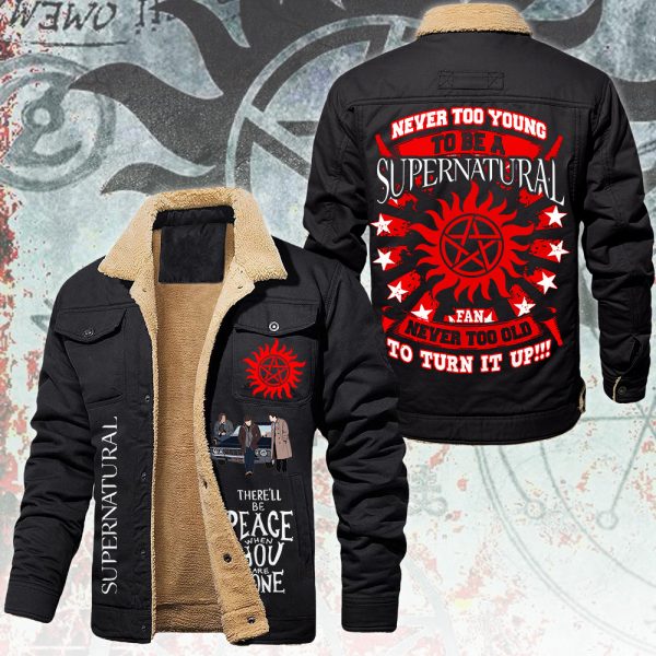 Supernatural 2D Winter Fleece Jacket - ANHNV 5219