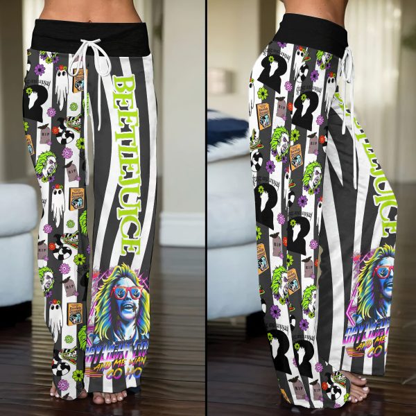 Beetlejuice High-Waisted Straight-Leg Trousers - ANHNV 5229